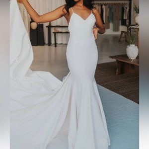 Grace Loves Lace Dress Clo Crepe Wedding Gown XS